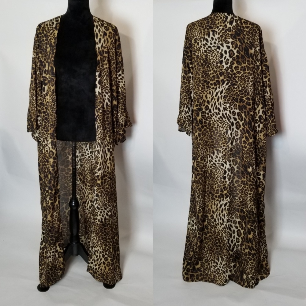 Leopard Maxi Cardigan - Picture 5 of 8